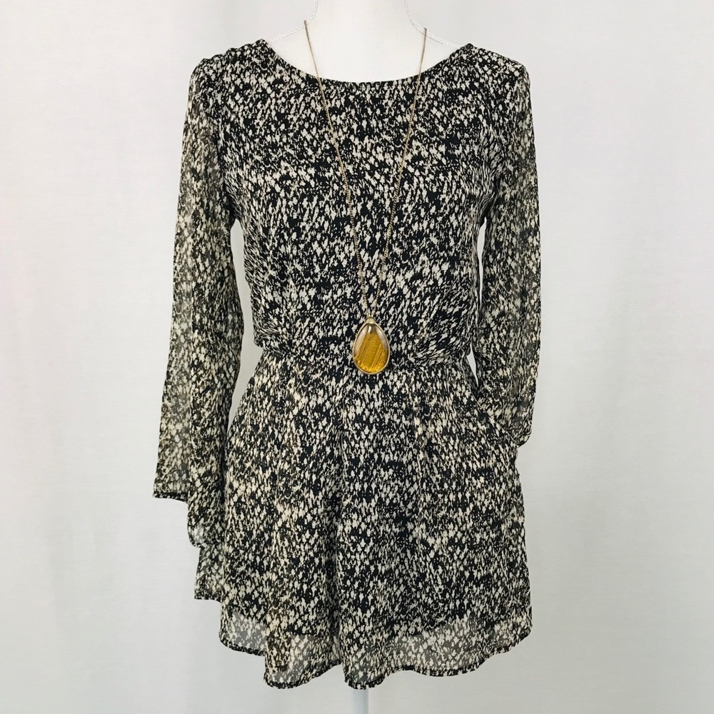 Lush romper with bell sleeves